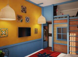 Гостиница KoikaGO Hostel Калининград Семейный номер Мехико-5