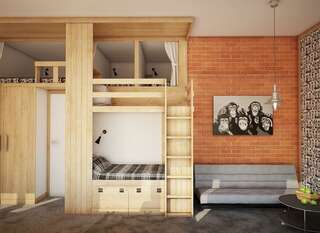 Гостиница KoikaGO Hostel Калининград Кровать в 6-местном общем номере-6